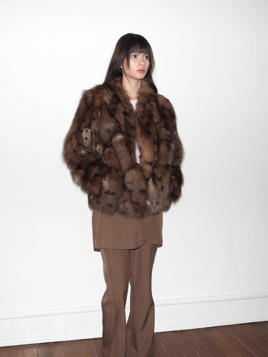 Ember Leopard Fur Jacket