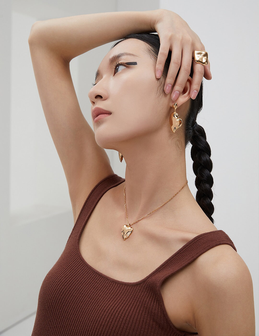 Sable Polished Statement Ring