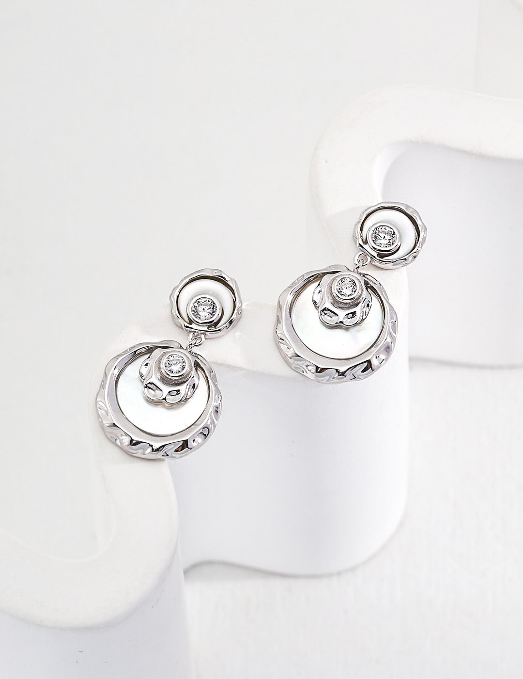 Rio Minimalist Round Drop Earrings