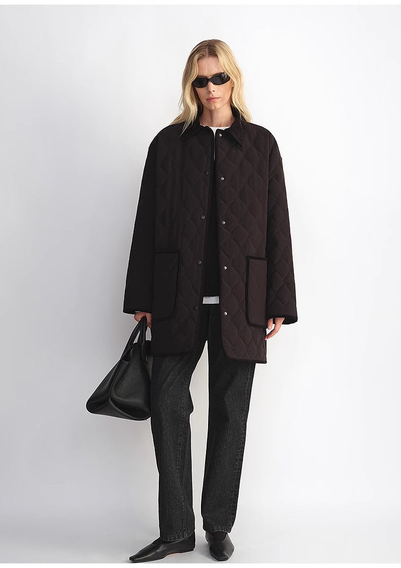 Tex Quilted Goose Down Barn Jacket