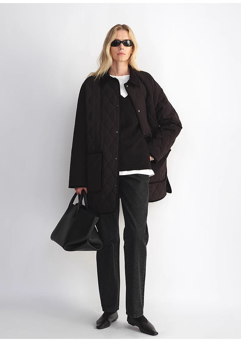 Tex Quilted Goose Down Barn Jacket