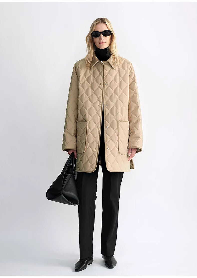 Tex Quilted Goose Down Barn Jacket