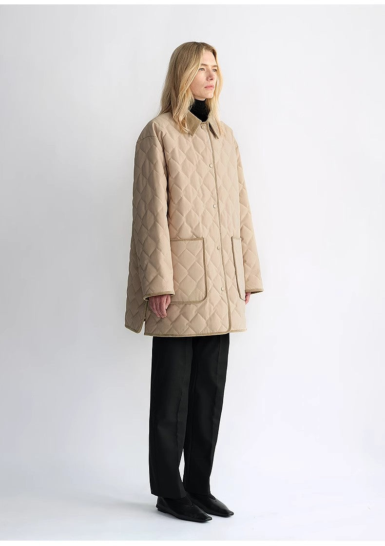 Tex Quilted Goose Down Barn Jacket