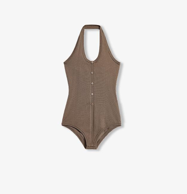 Tex Wool Halter Jumpsuit