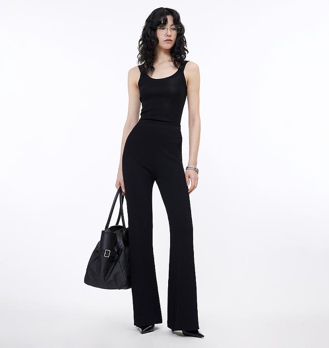 Mesa Knit Bootcut Trousers