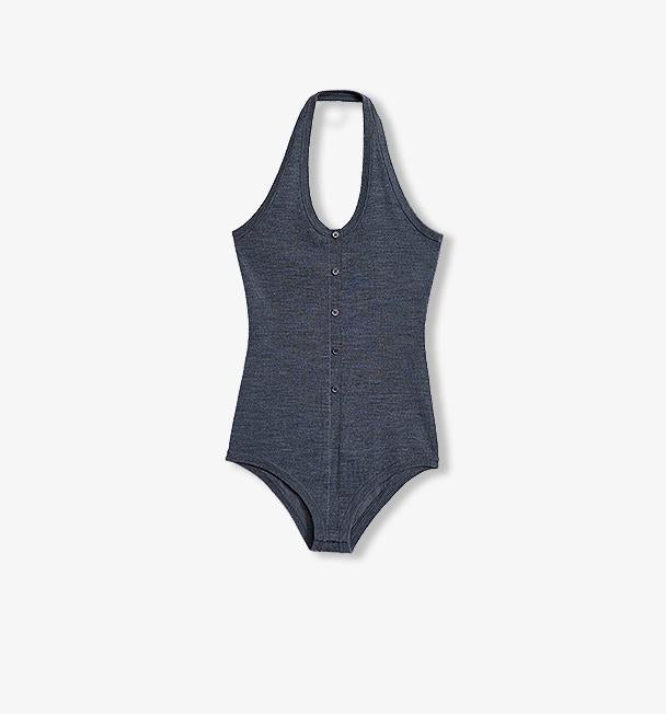 Tex Wool Halter Jumpsuit