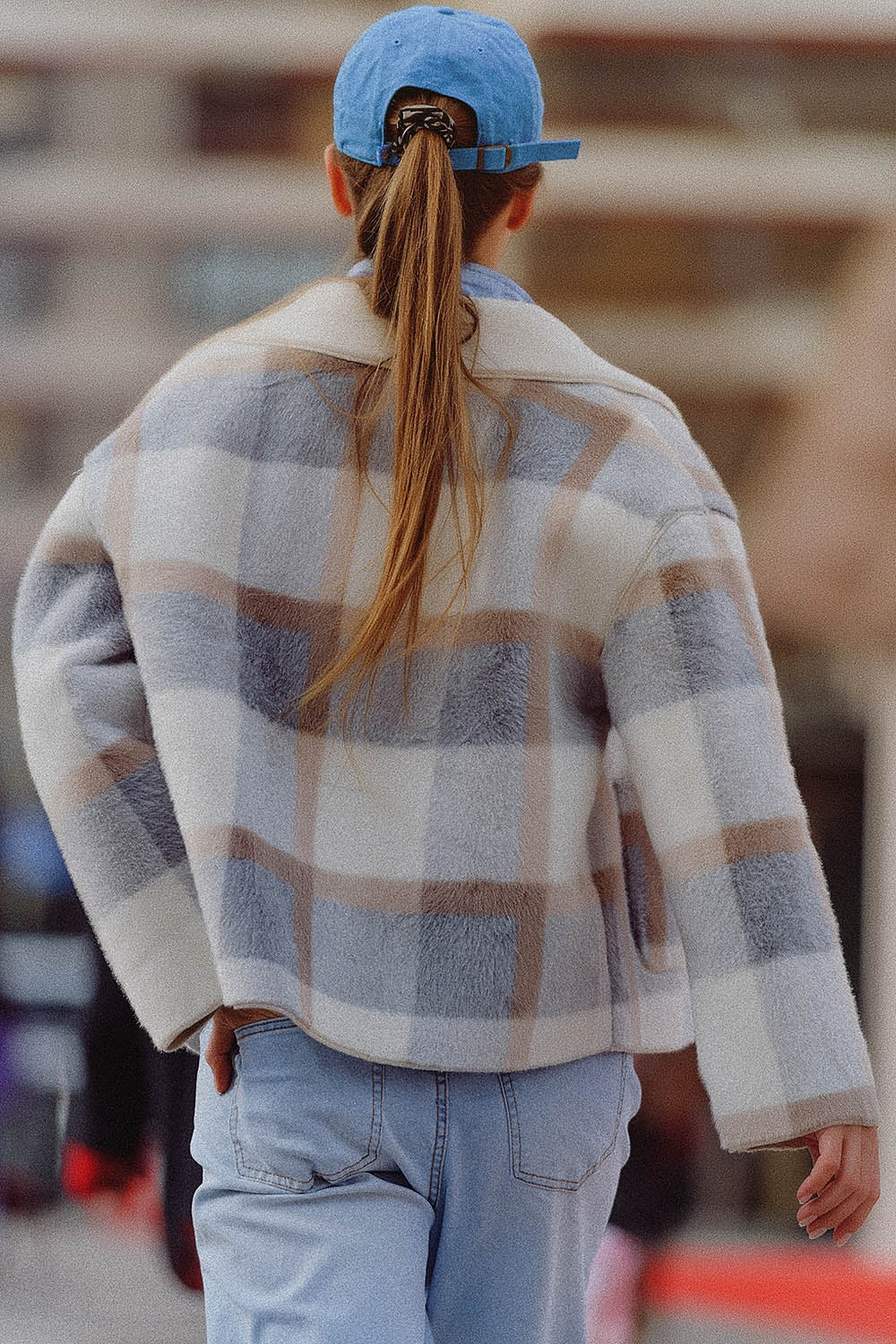 Checker Fleece Jacket