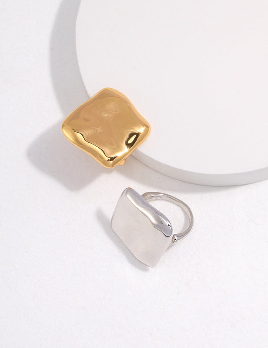 Sable Polished Statement Ring