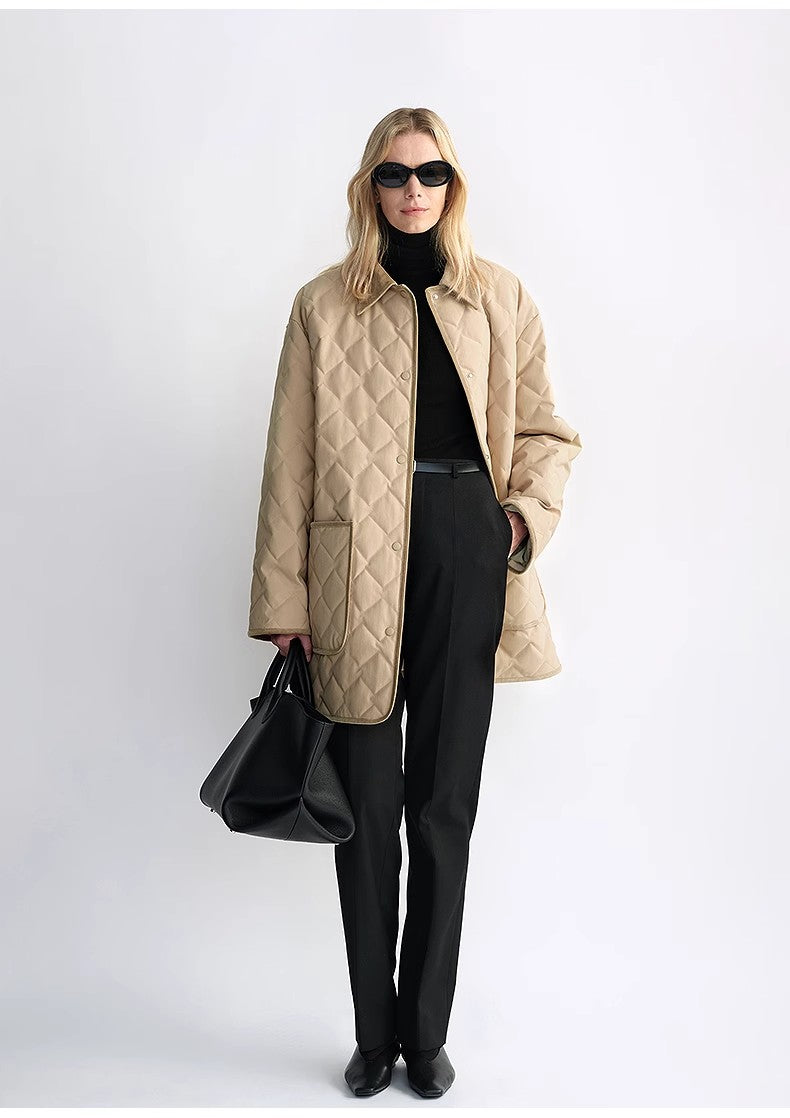 Tex Quilted Goose Down Barn Jacket