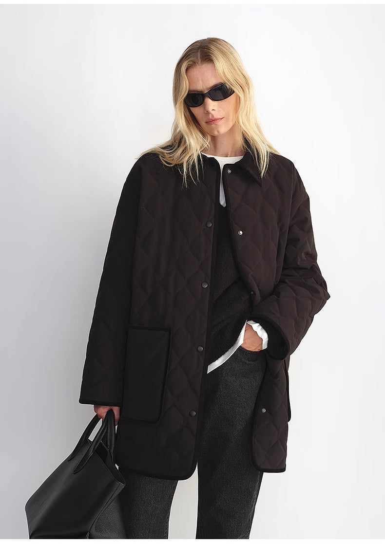 Tex Quilted Goose Down Barn Jacket
