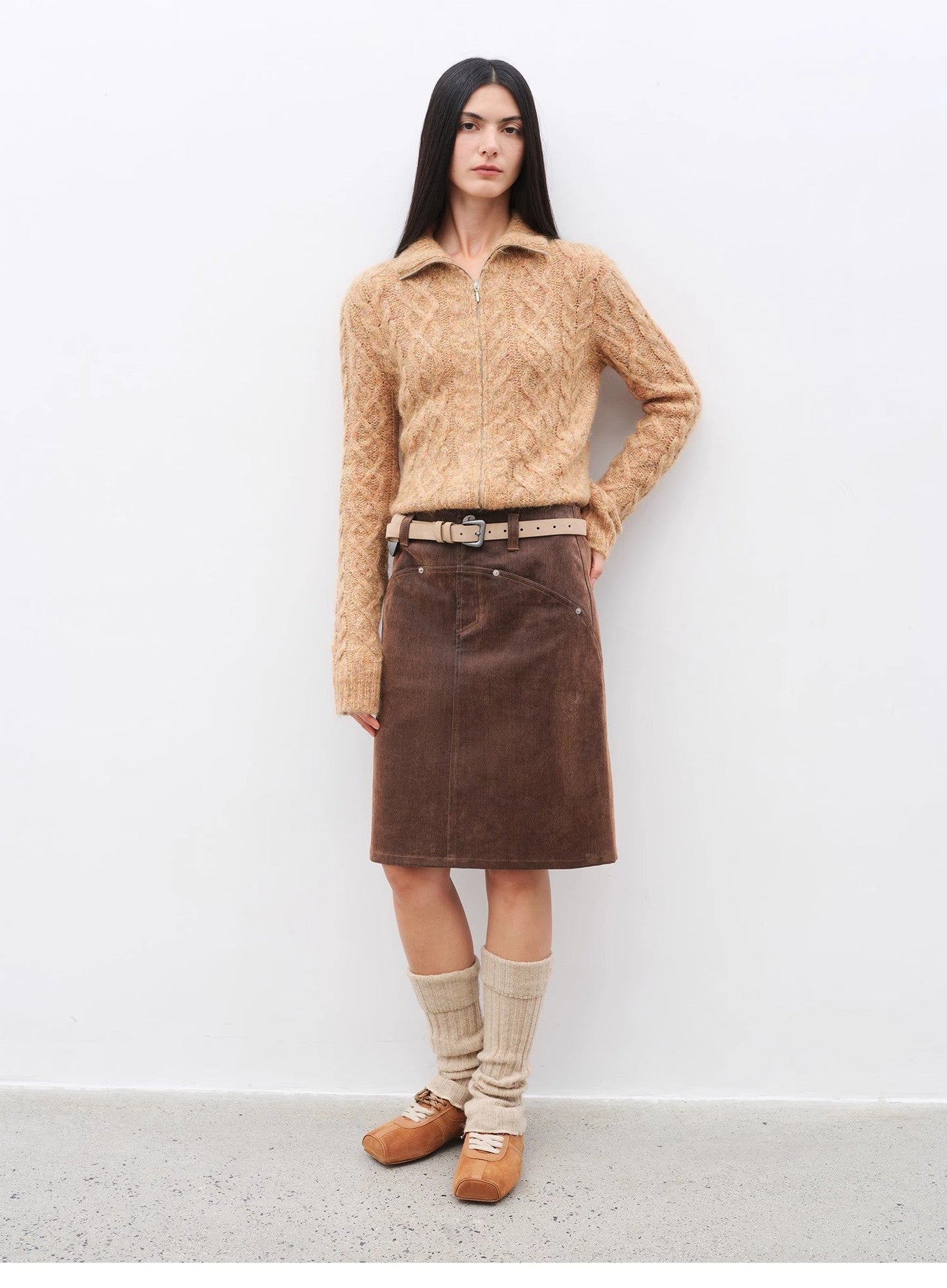 The Mariposa Mohair Cable Cardigan