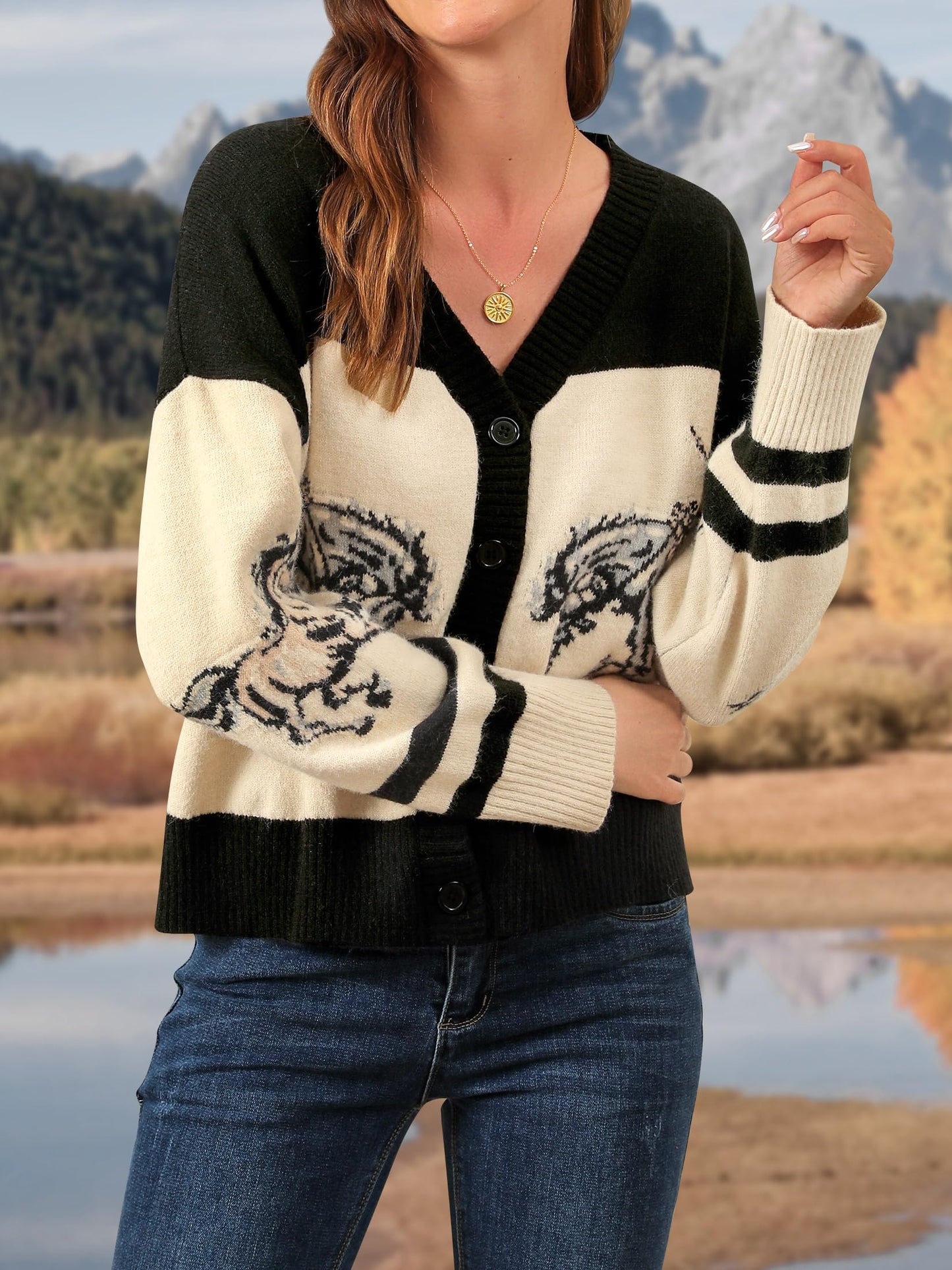 Ranchero Jacquard Cardigan