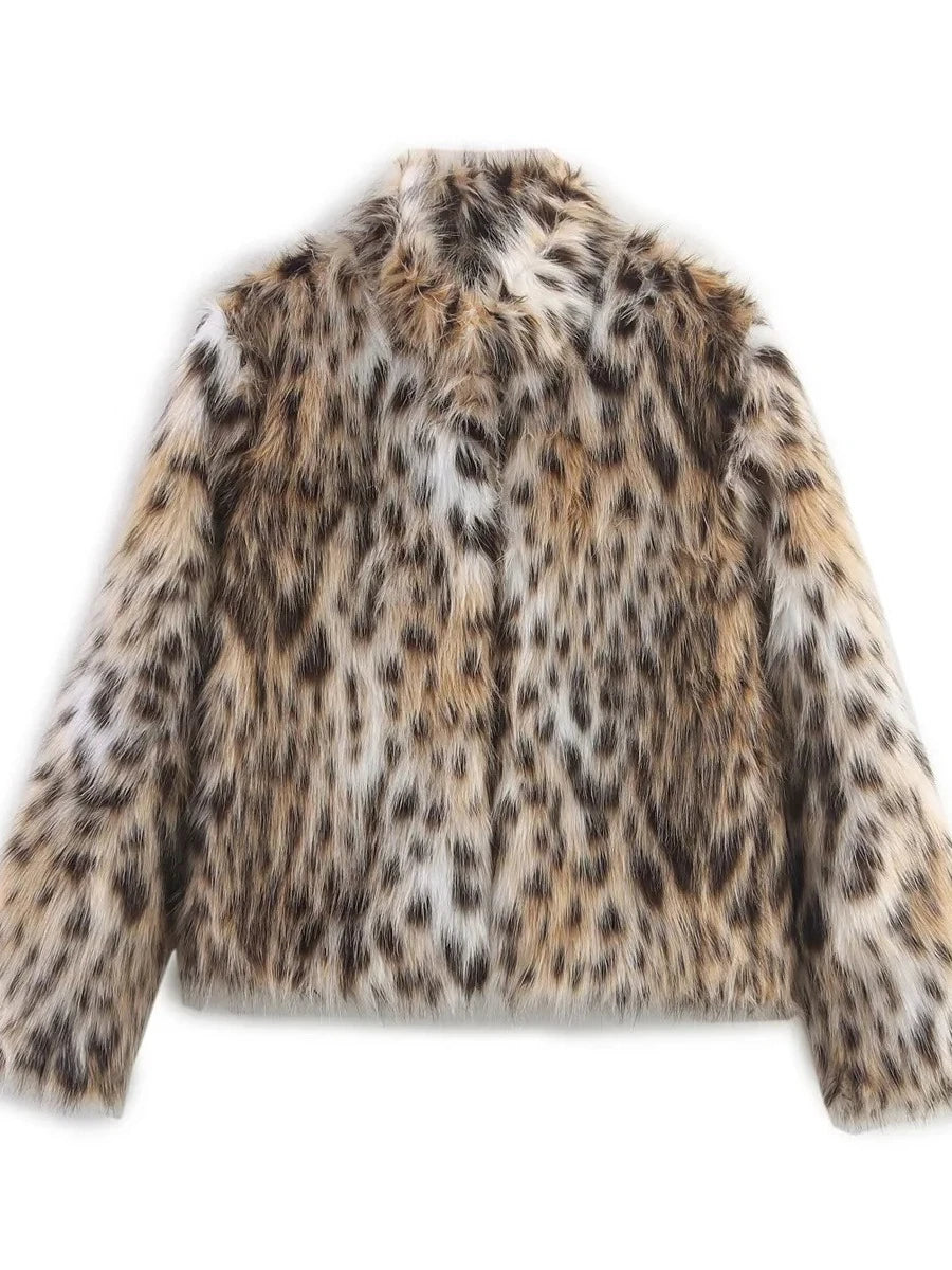 Savannah Nocturne Faux Fur Coat
