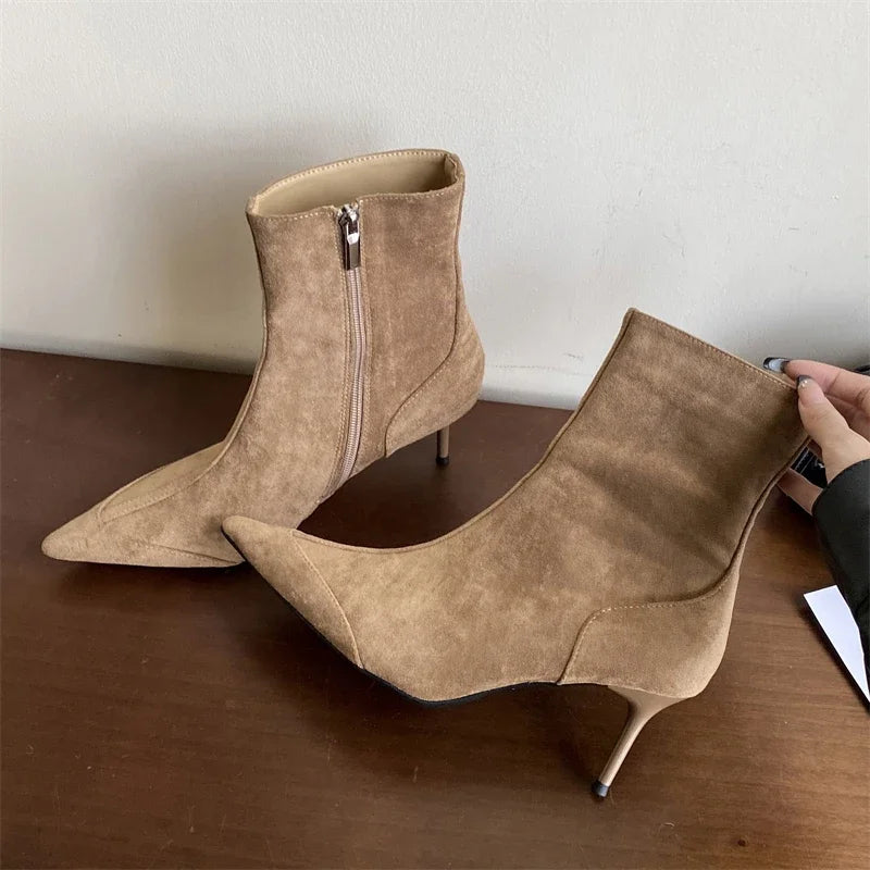Suede Ankle Boots