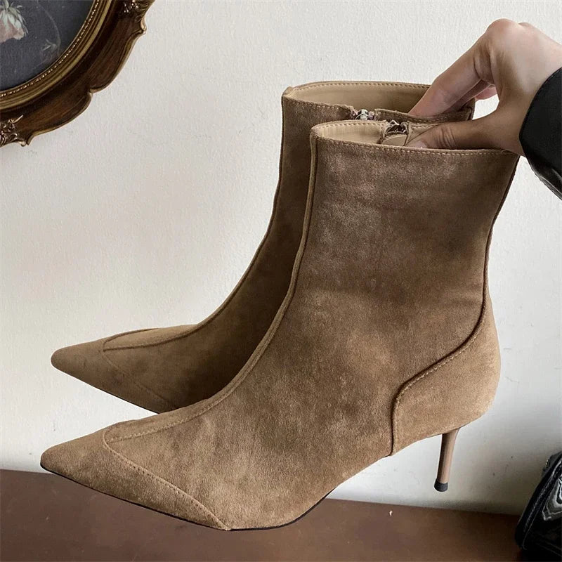 Suede Ankle Boots