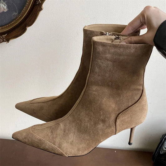 Suede Ankle Boots