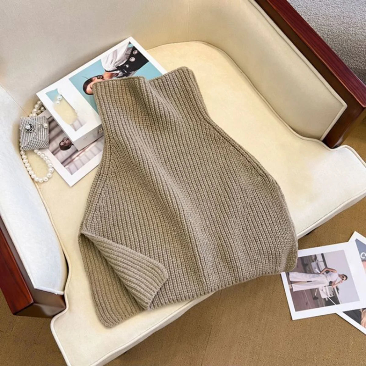 The Aspen Knit Detachable Turtleneck