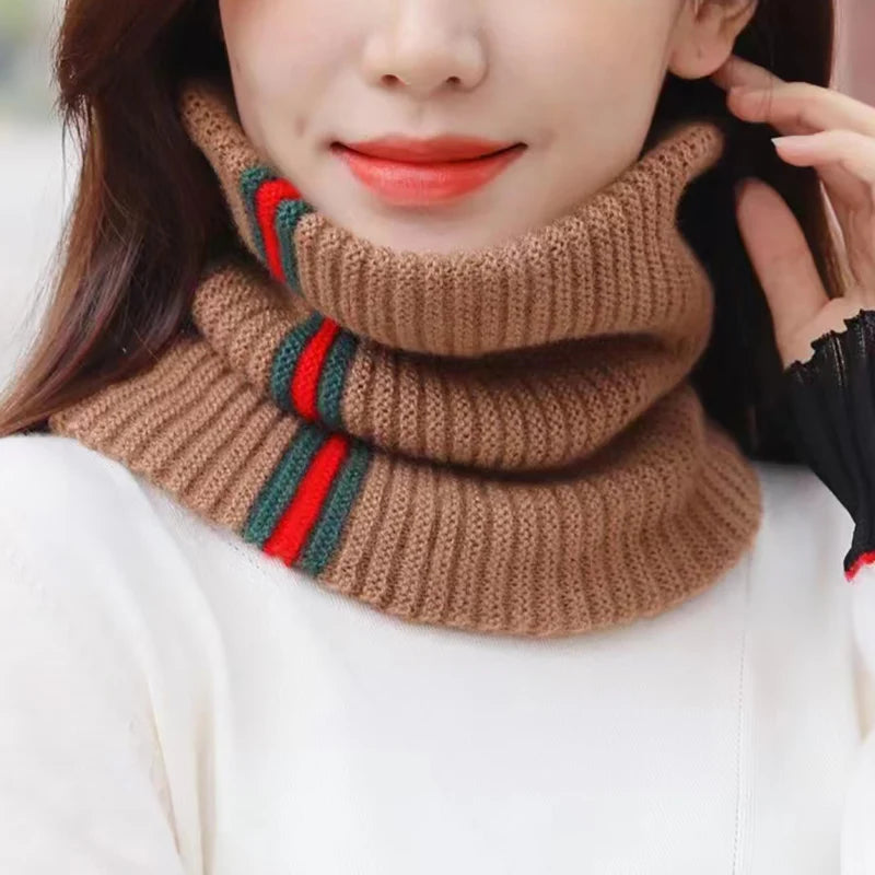 Knitted Turtleneck Collar