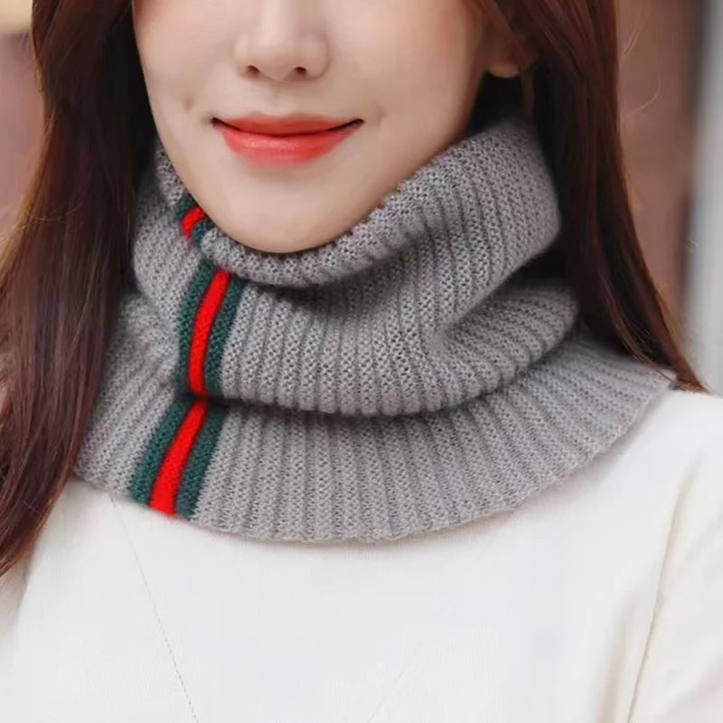 Knitted Turtleneck Collar