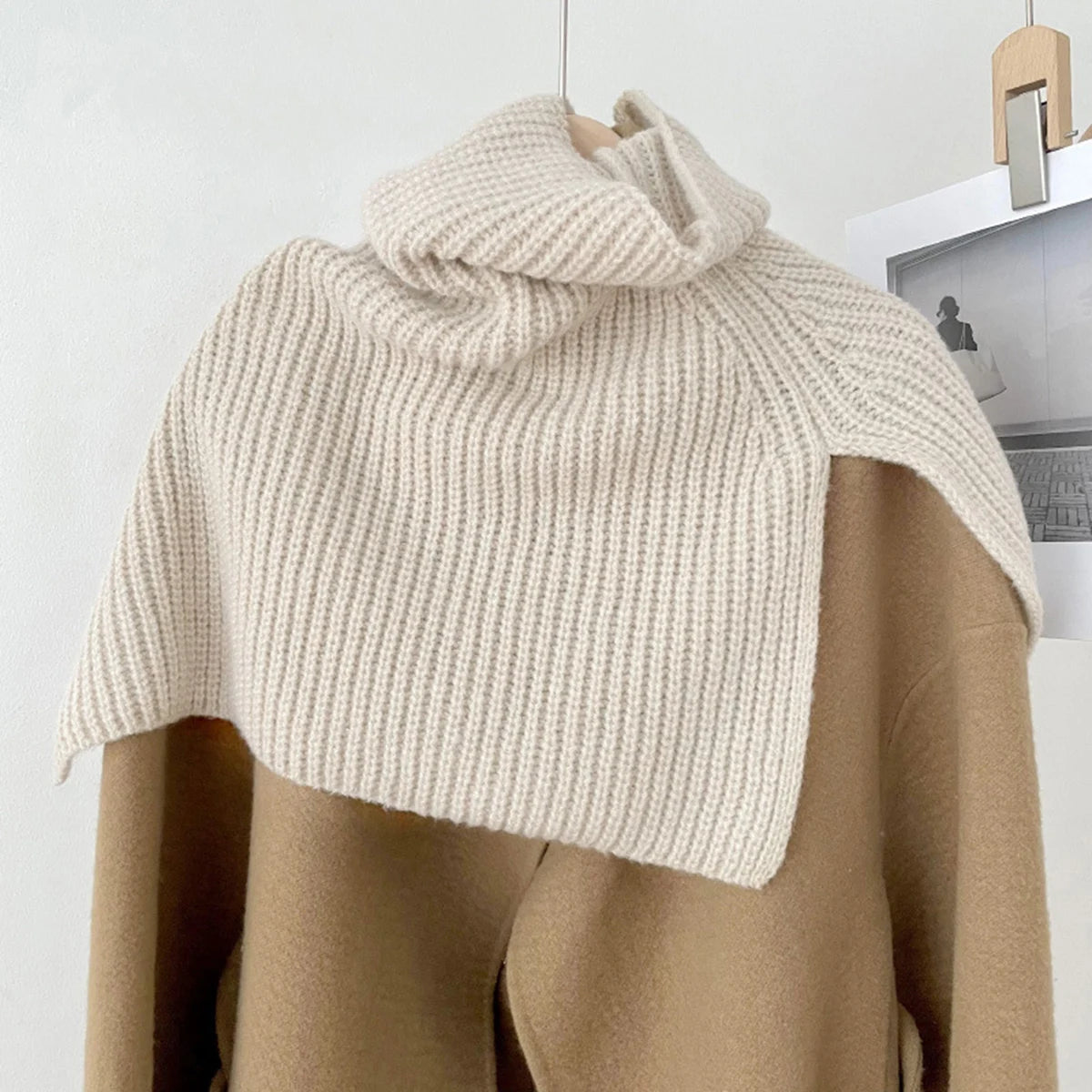 The Aspen Knit Detachable Turtleneck