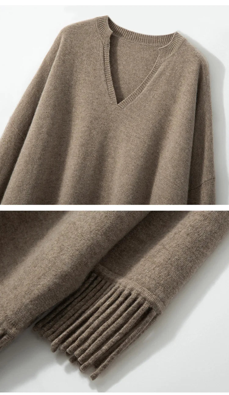 Mesa Fringe Cashmere Poncho