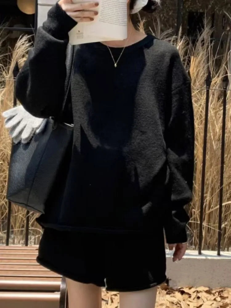 The Liora Set | Women’s Knit Two Piece Sweater and Shorts Se