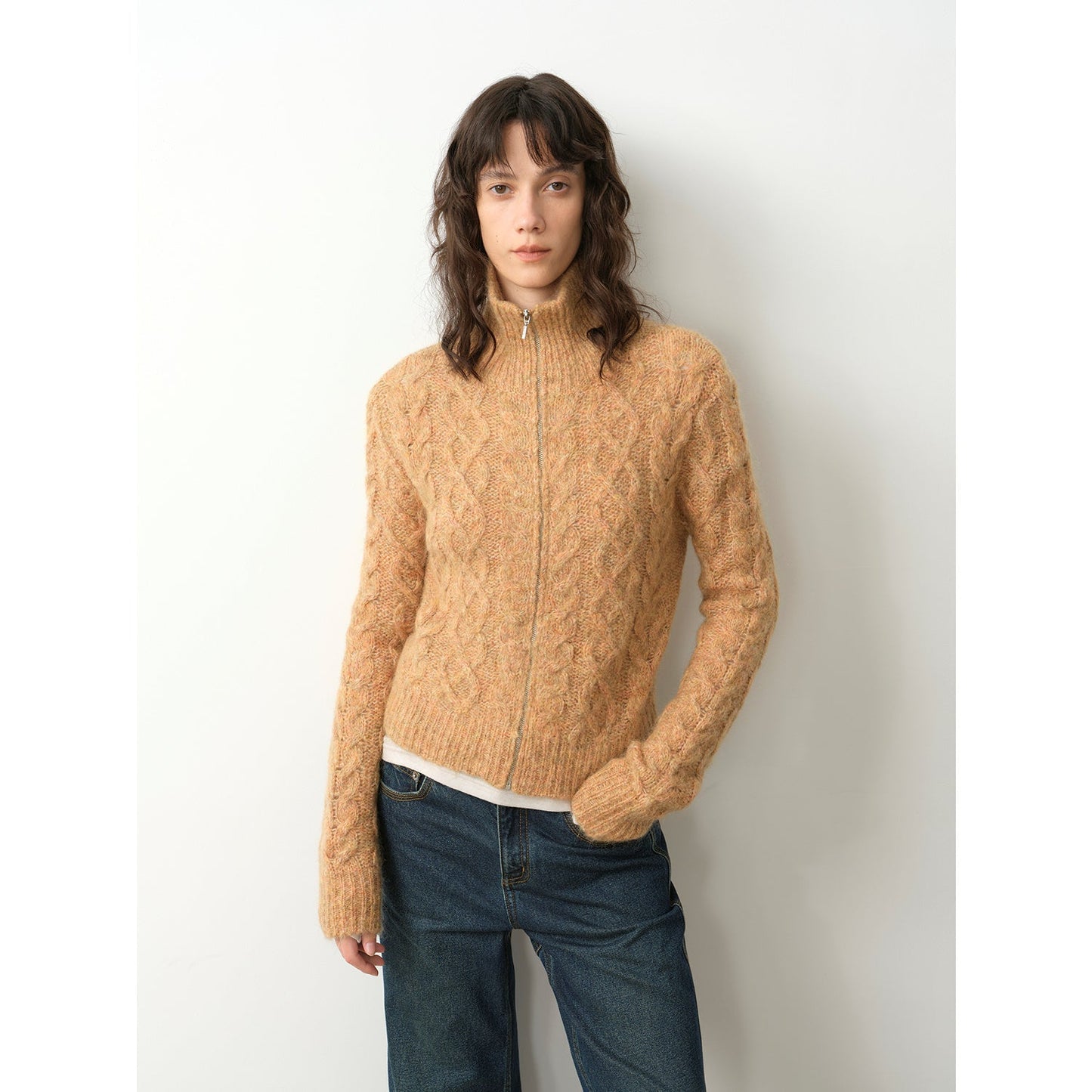The Mariposa Mohair Cable Cardigan