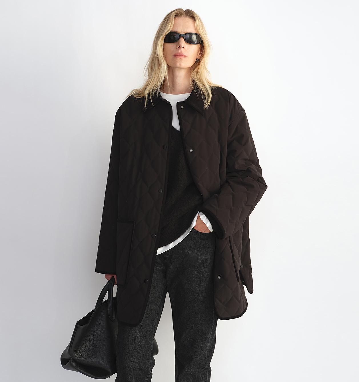 Tex Quilted Goose Down Barn Jacket