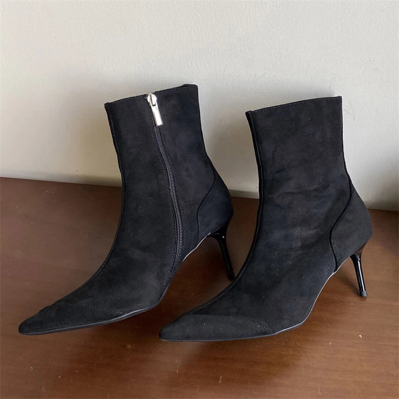 Suede Ankle Boots