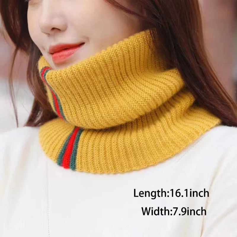 Knitted Turtleneck Collar
