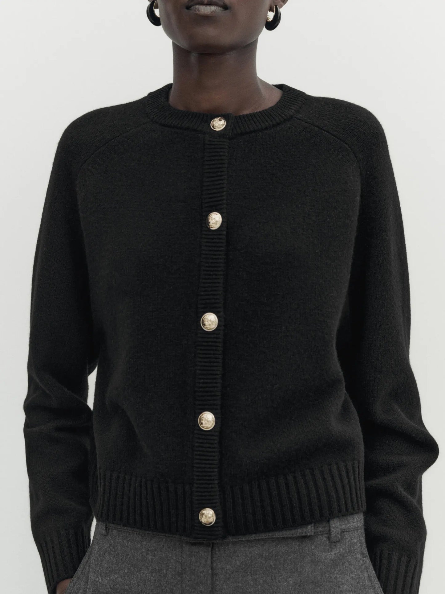 The Valen Cardigan | Women’s Wool Knit Button Cardigan