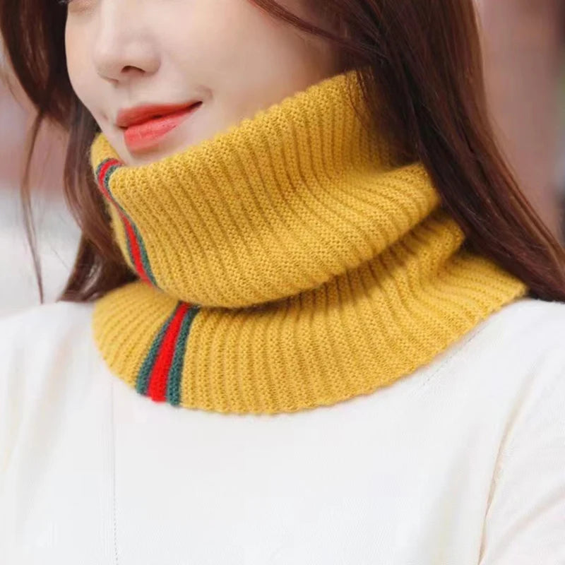 Knitted Turtleneck Collar