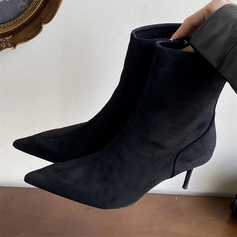 Suede Ankle Boots