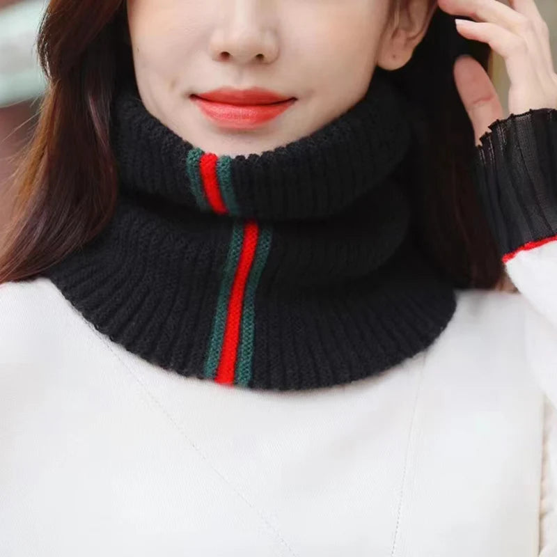 Knitted Turtleneck Collar