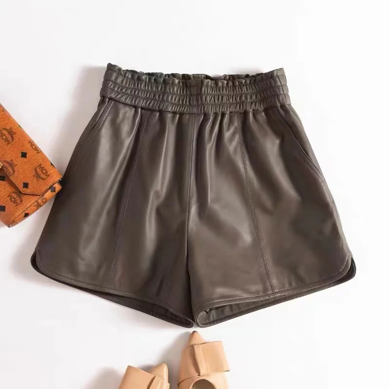 The Arden Shorts | Women’s Sheepskin Leather Shorts