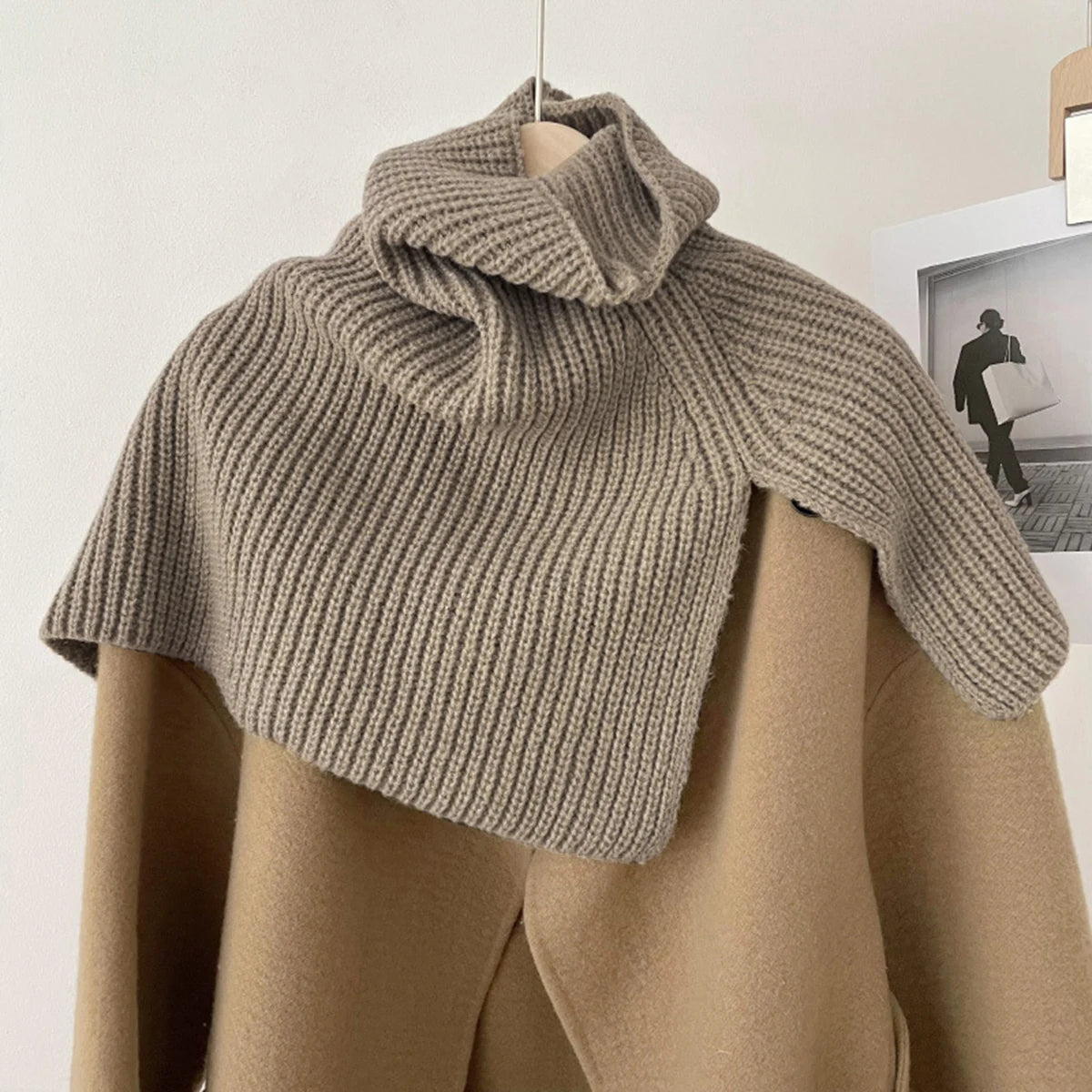 The Aspen Knit Detachable Turtleneck