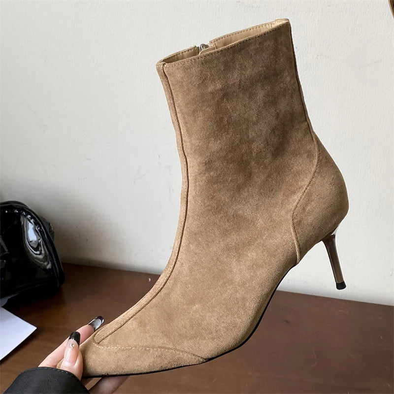 Suede Ankle Boots