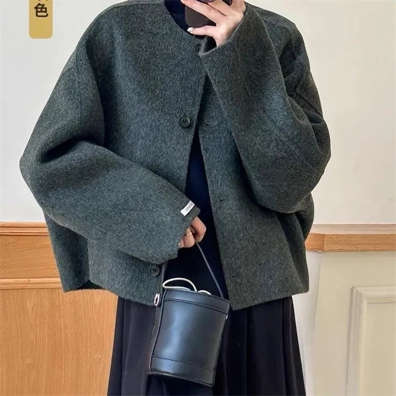 Brett Double-Sided Woolen Coat