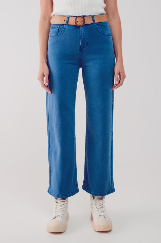 Westport Wide-Leg Jeans in Blue