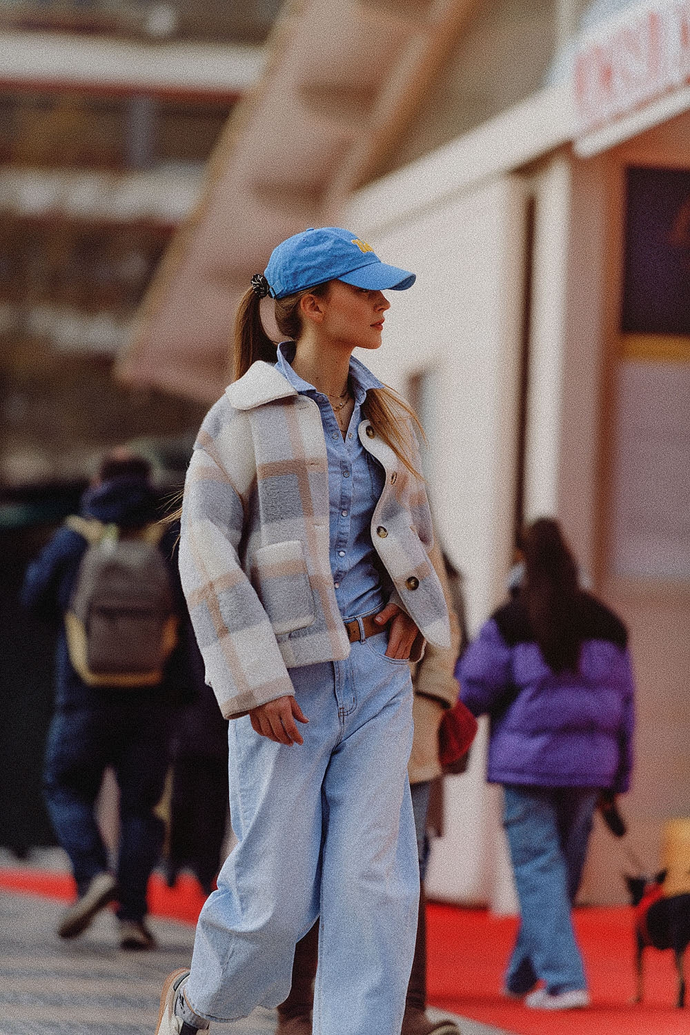 Checker Fleece Jacket